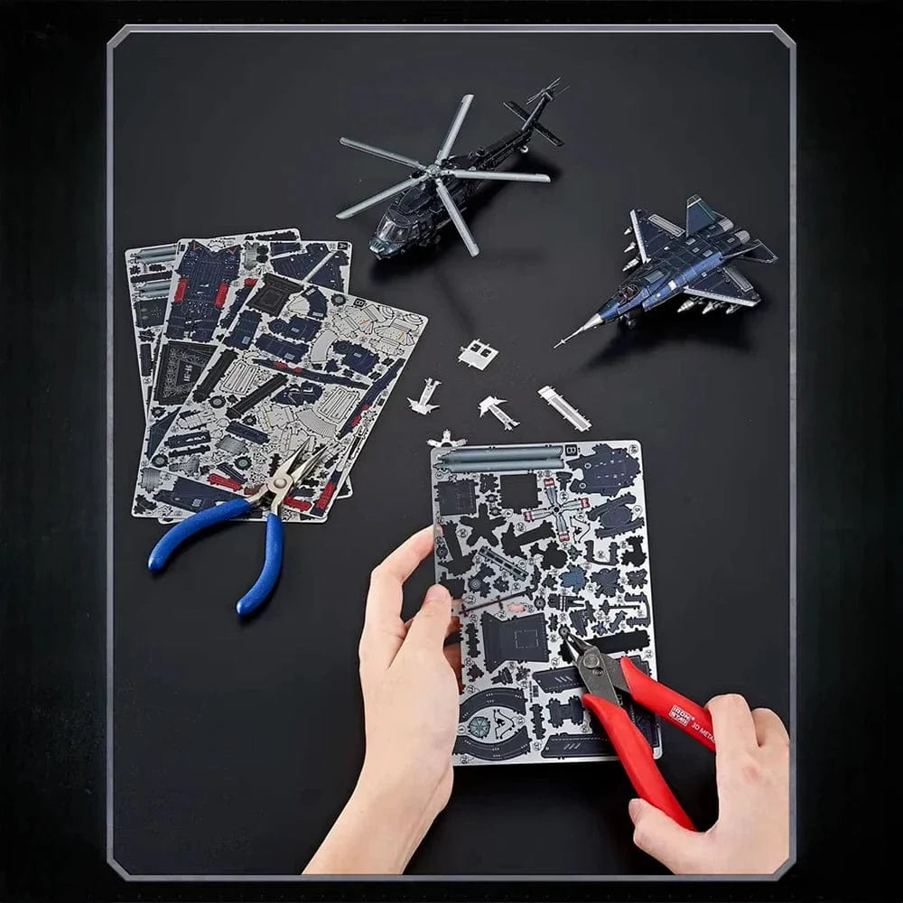 mon puzzle 3d Puzzle 3D Métal Avion de Chasse