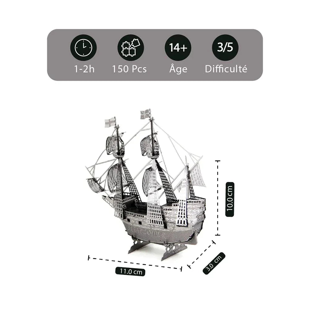 mon puzzle 3d  Puzzle 3D Métal bateau - galion ancien