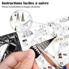 mon puzzle 3d  Puzzle 3D metal Bateau pirate - Maquette noire et or