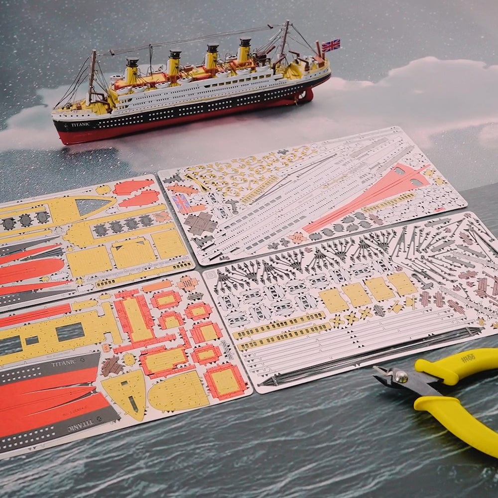 mon puzzle 3d  Puzzle 3D Métal Bateau Titanic