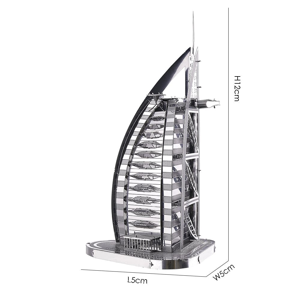 mon puzzle 3d  Puzzle 3D Métal Burj Al Arab Dubai