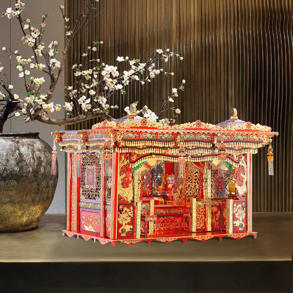 mon puzzle 3d  Puzzle 3D Métal Carrosse de Mariée Rouge