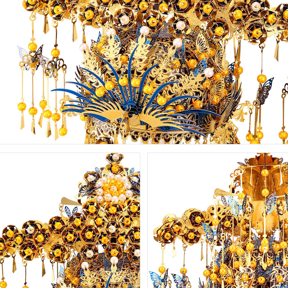 mon puzzle 3d  Puzzle 3D Métal Carrosse de Mariée Rouge