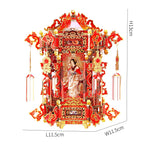 mon puzzle 3d  Puzzle 3D Métal Carrosse de Mariée Rouge