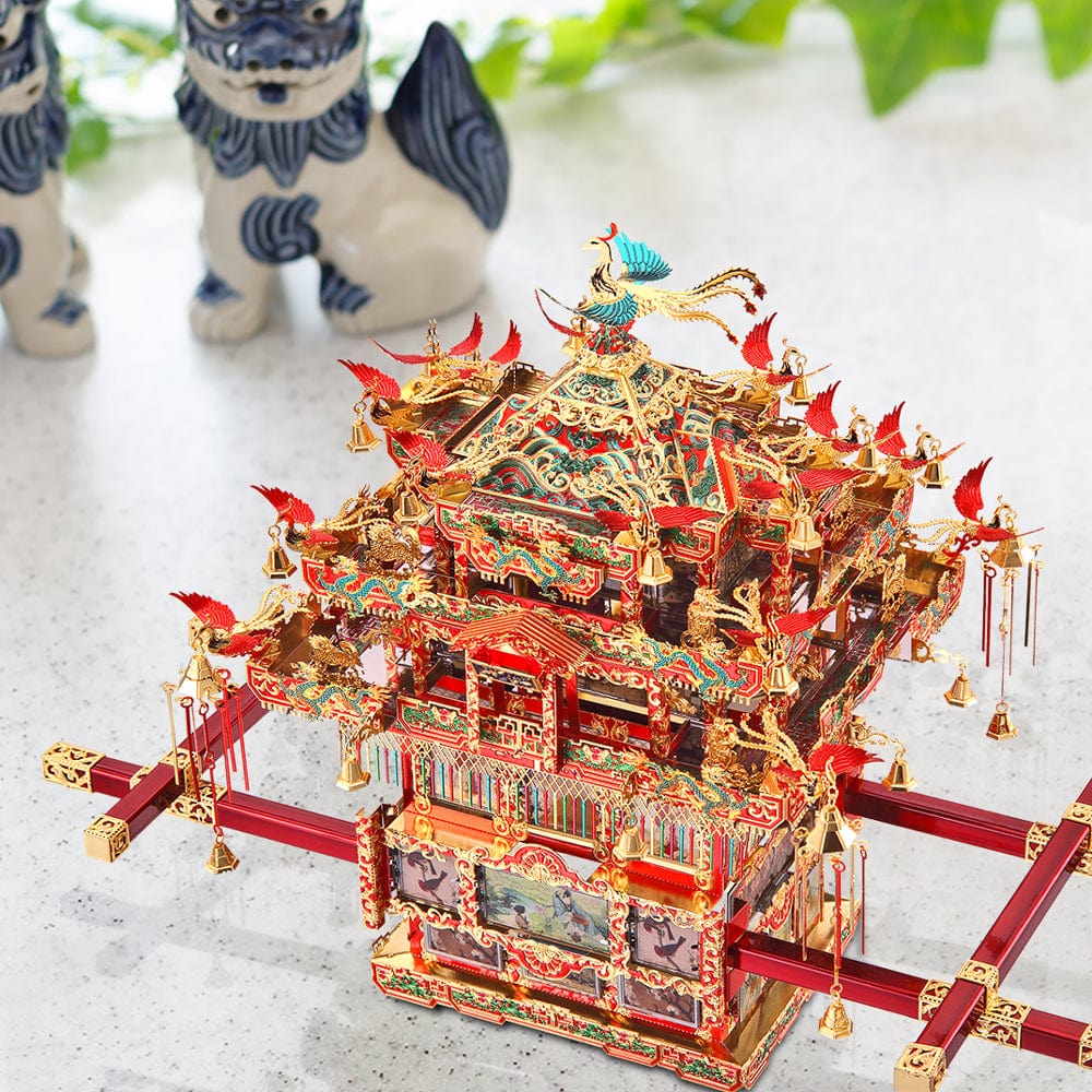 mon puzzle 3d  Puzzle 3D Métal Carrosse de Mariée Rouge