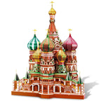 mon puzzle 3d  Premium Puzzle 3D Métal Cathédrale Saint-Basile