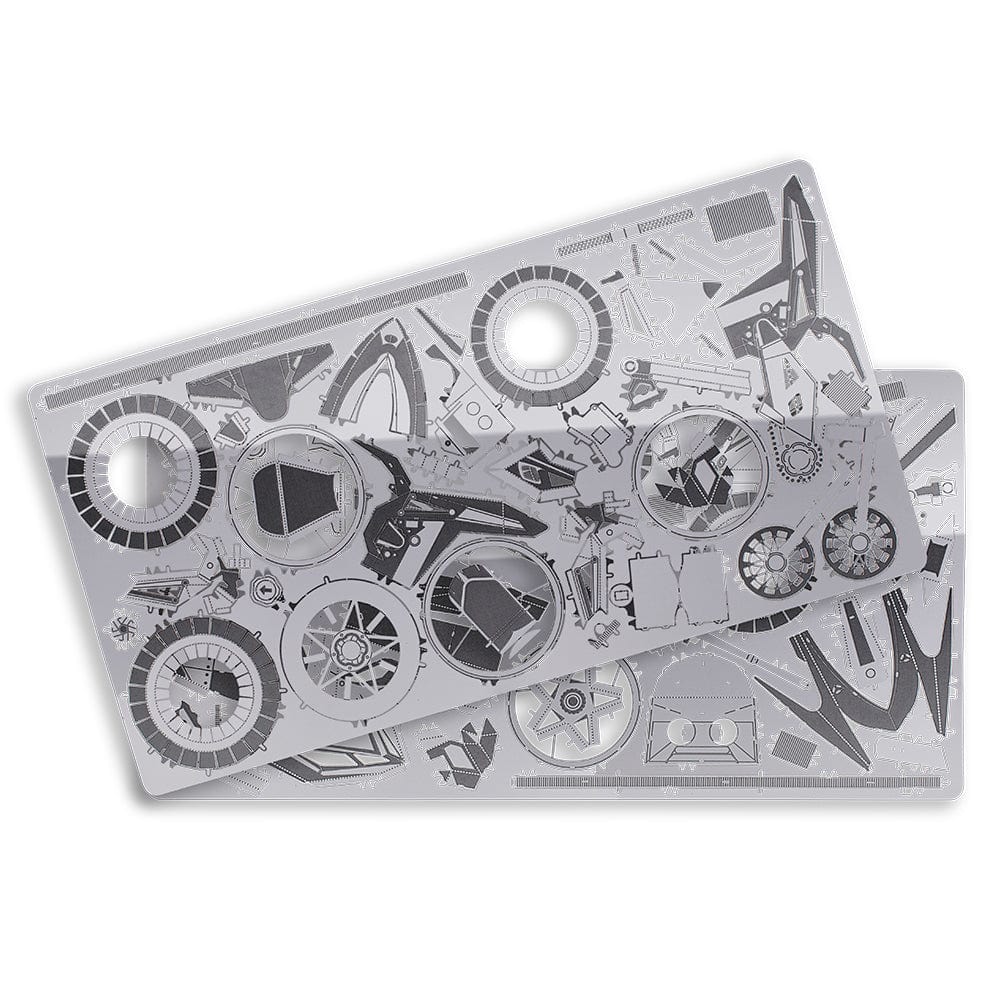 mon puzzle 3d  Puzzle 3D Métal char canon court gris