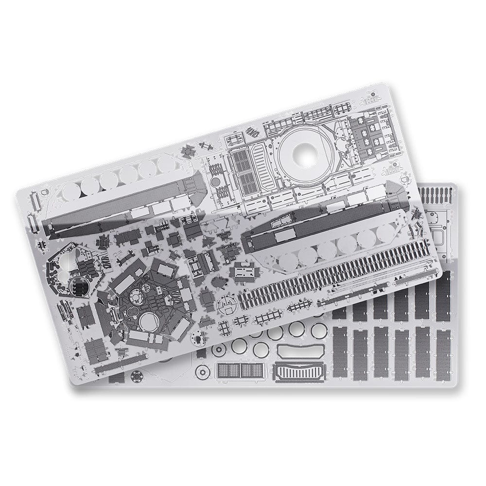 mon puzzle 3d  Puzzle 3D Métal char canon court gris