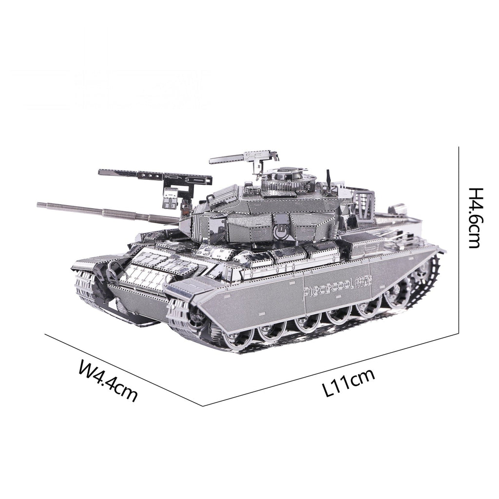 mon puzzle 3d  Puzzle 3D Métal char canon court gris