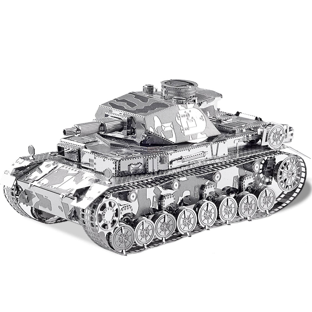 mon puzzle 3d  Char Panzer Puzzle 3D Métal char canon court gris