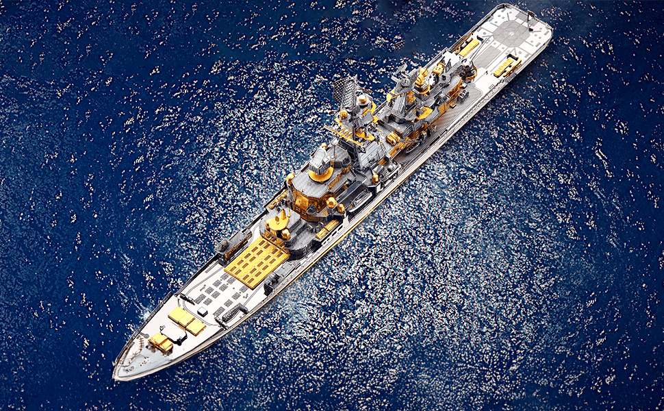 mon puzzle 3d  Puzzle 3D Métal Cuirassé Russe Pyotr