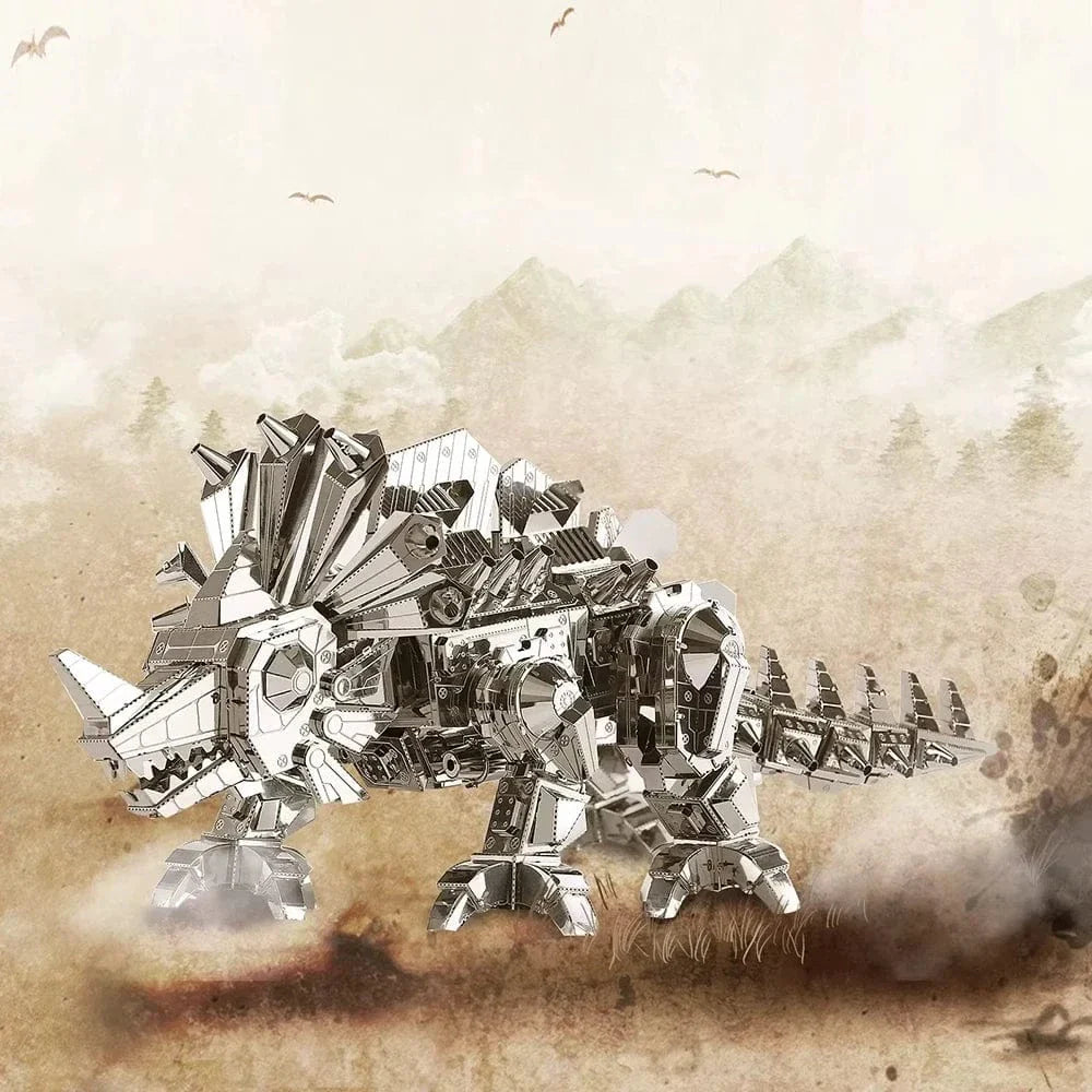 mon puzzle 3d  Puzzle 3D Métal Dinosaure – stégosaure