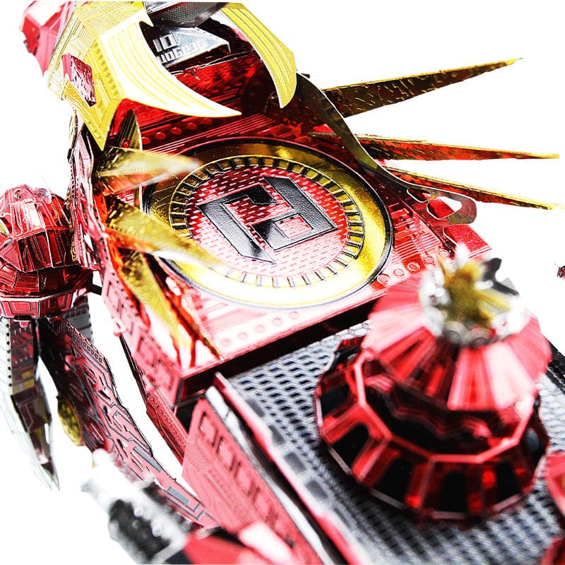 mon puzzle 3d  Puzzle 3D Métal Dragon Rouge Tempête