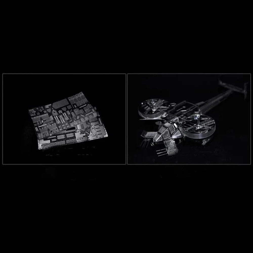 mon puzzle 3d  Puzzle 3D Métal – Gunship Scorpion Futuriste
