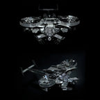 mon puzzle 3d  Puzzle 3D Métal – Gunship Scorpion Futuriste