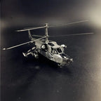 mon puzzle 3d  Puzzle 3D Métal – Hélicoptère Apache de Combat