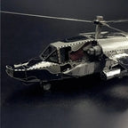 mon puzzle 3d  Puzzle 3D Métal – Hélicoptère Apache de Combat