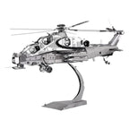 mon puzzle 3d  Puzzle 3D Métal – Hélicoptère d’Assaut Tactique