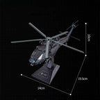 mon puzzle 3d  Puzzle 3D mètal Hélicoptère militaire - Black Hawk