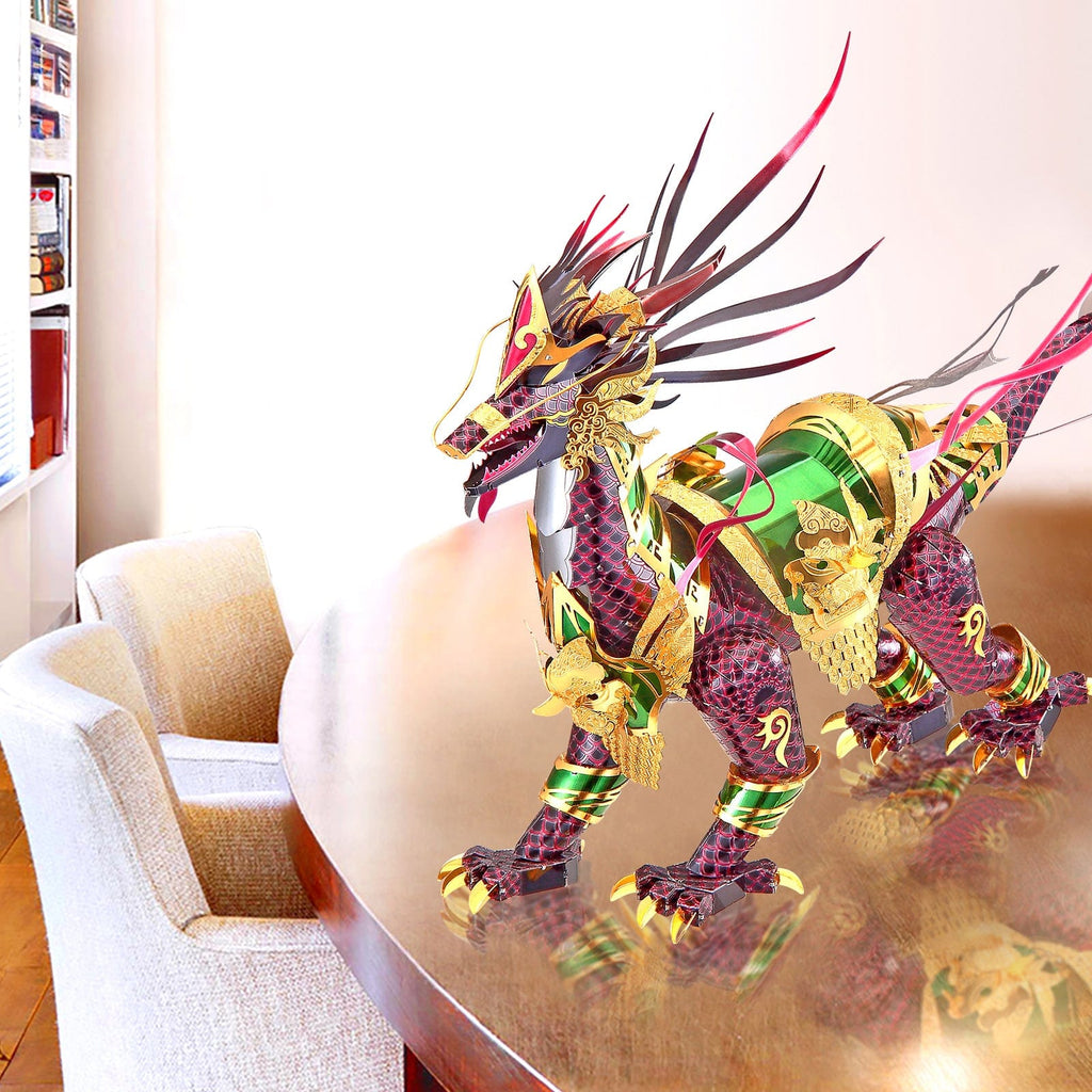 mon puzzle 3d  Puzzle 3D Métal Kirin Doré