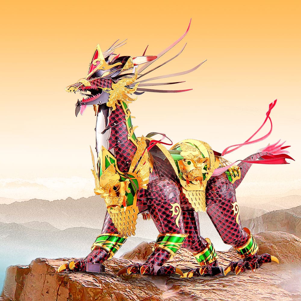 mon puzzle 3d  Puzzle 3D Métal Kirin Doré