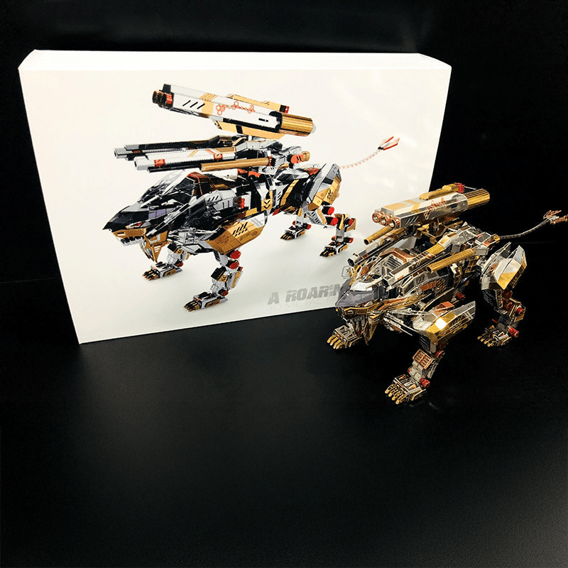 mon puzzle 3d  Puzzle 3D Métal Lion Rugissant