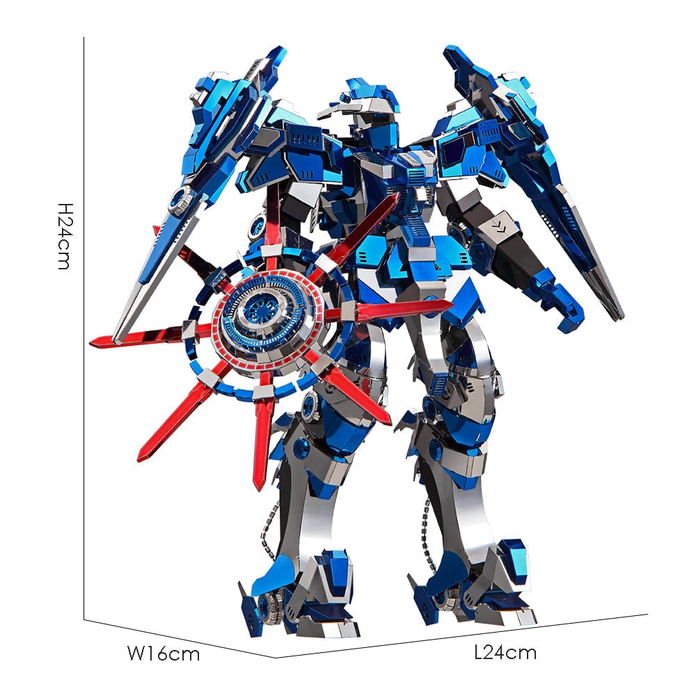 mon puzzle 3d  Puzzle 3D Métal Mecha Bleu