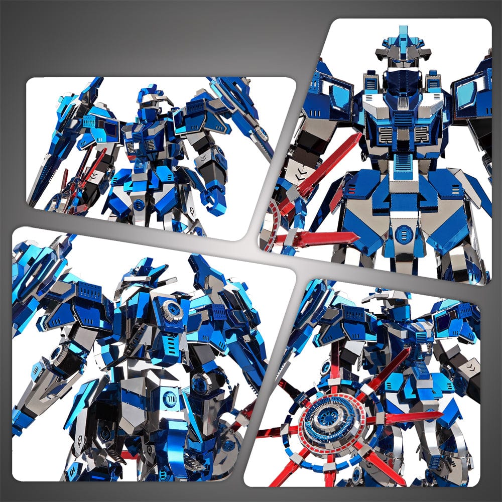 mon puzzle 3d  Puzzle 3D Métal Mecha Bleu