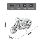 mon puzzle 3d  Puzzle 3D Métal – Moto Roadster Classique