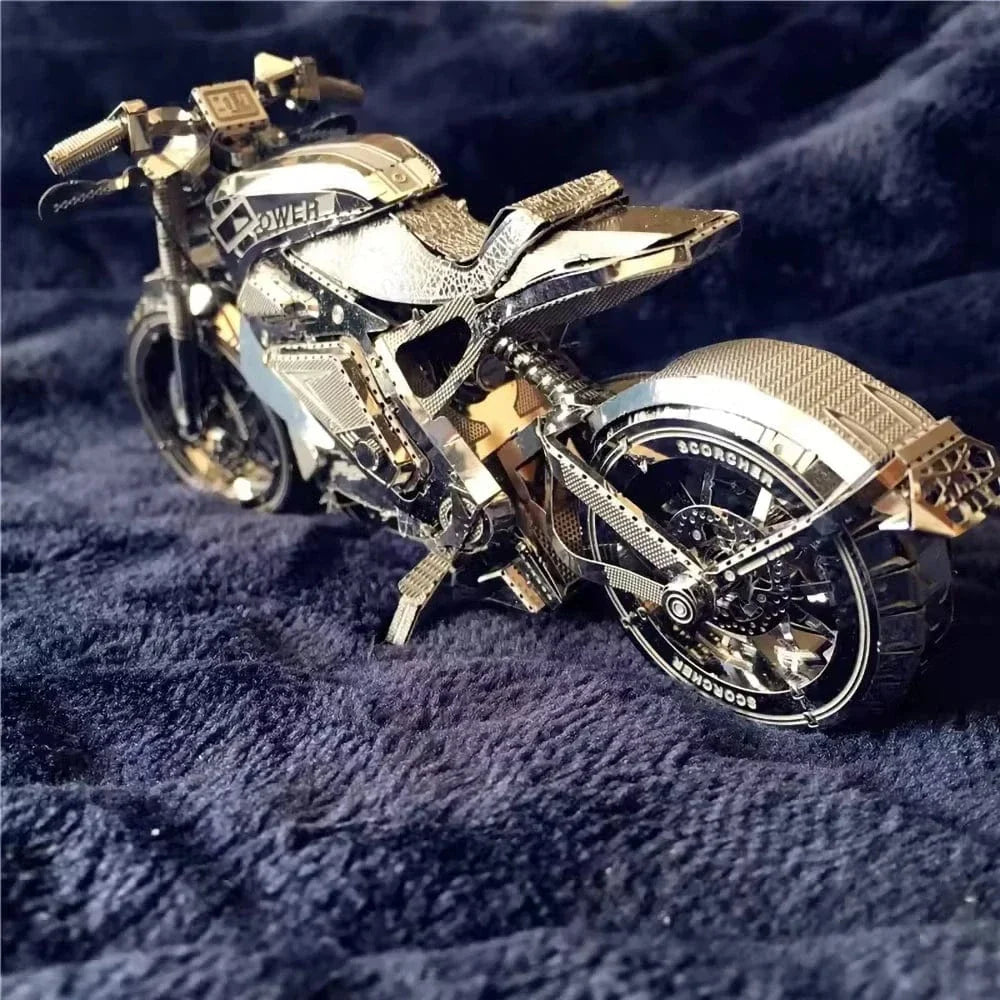 mon puzzle 3d  Puzzle 3D Métal – Moto Roadster Classique