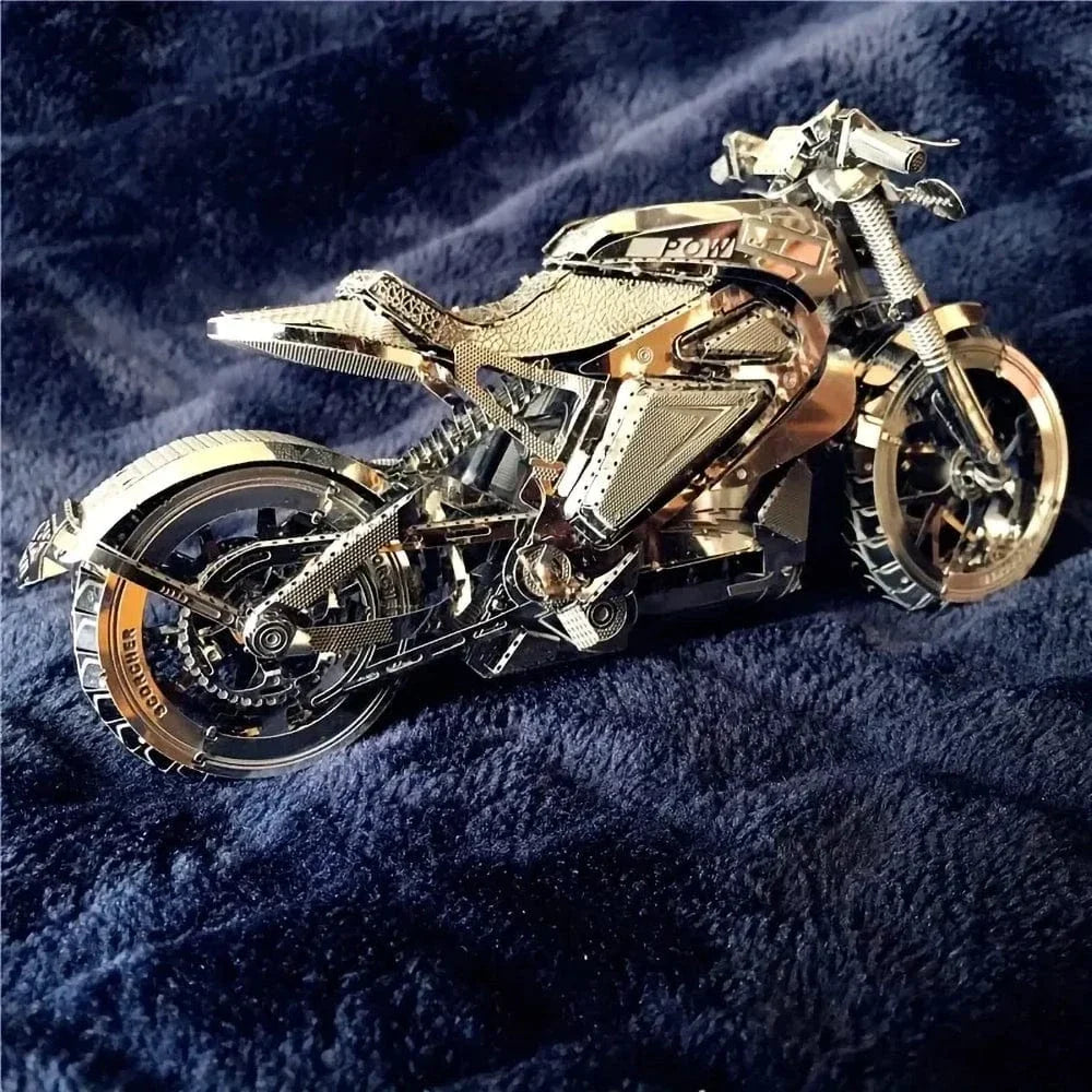 mon puzzle 3d  Puzzle 3D Métal – Moto Roadster Classique