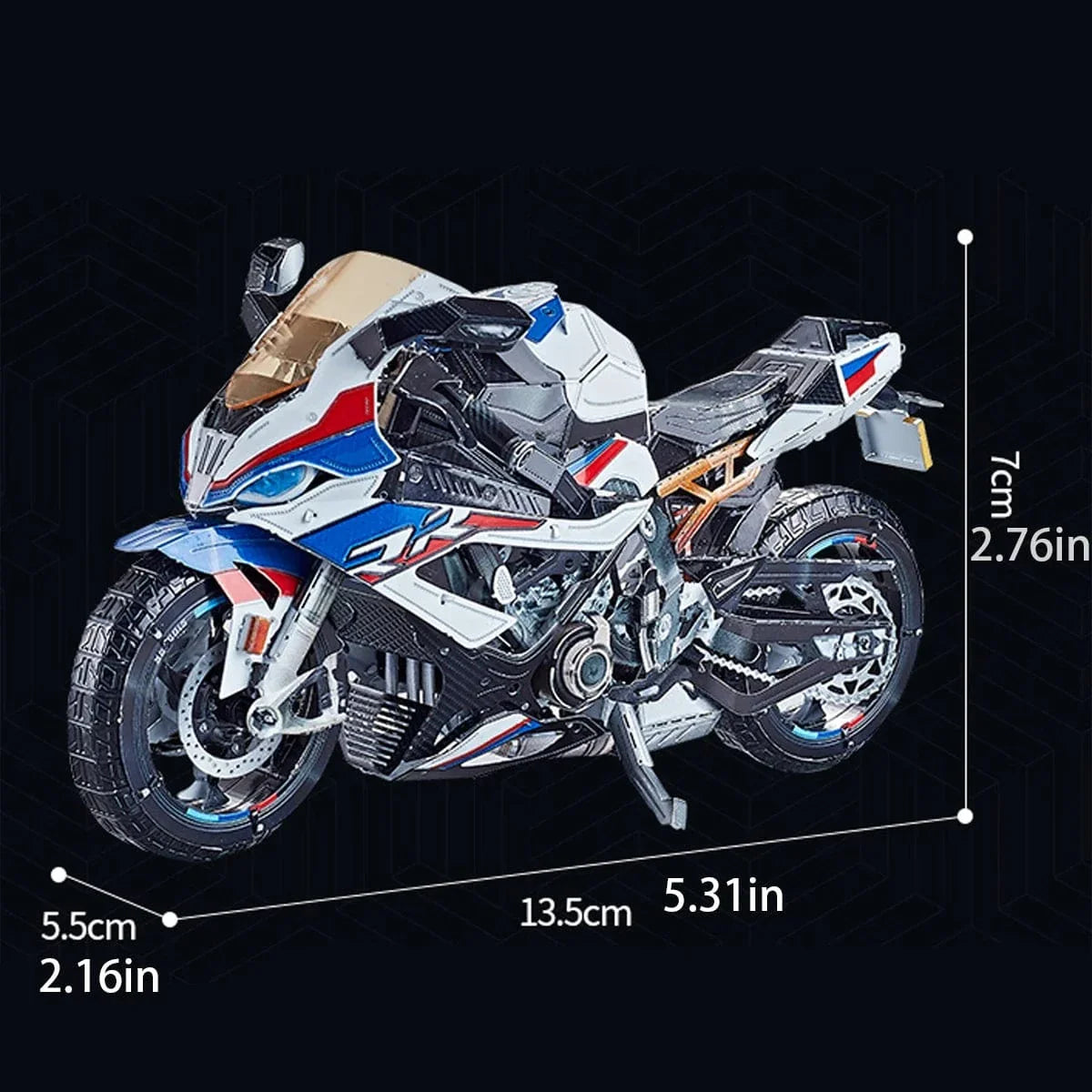 mon puzzle 3d  Puzzle 3D Métal Moto Sportive