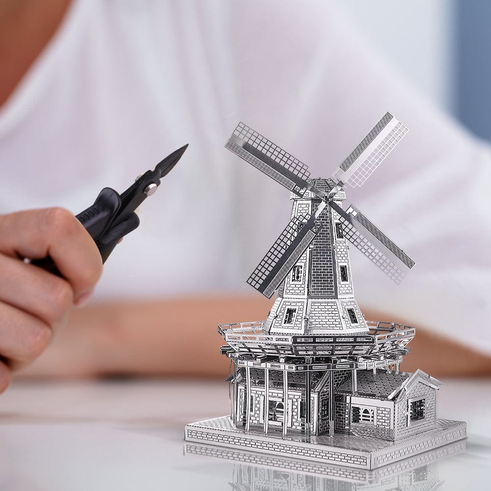 mon puzzle 3d  Puzzle 3D Métal Moulin Hollandais