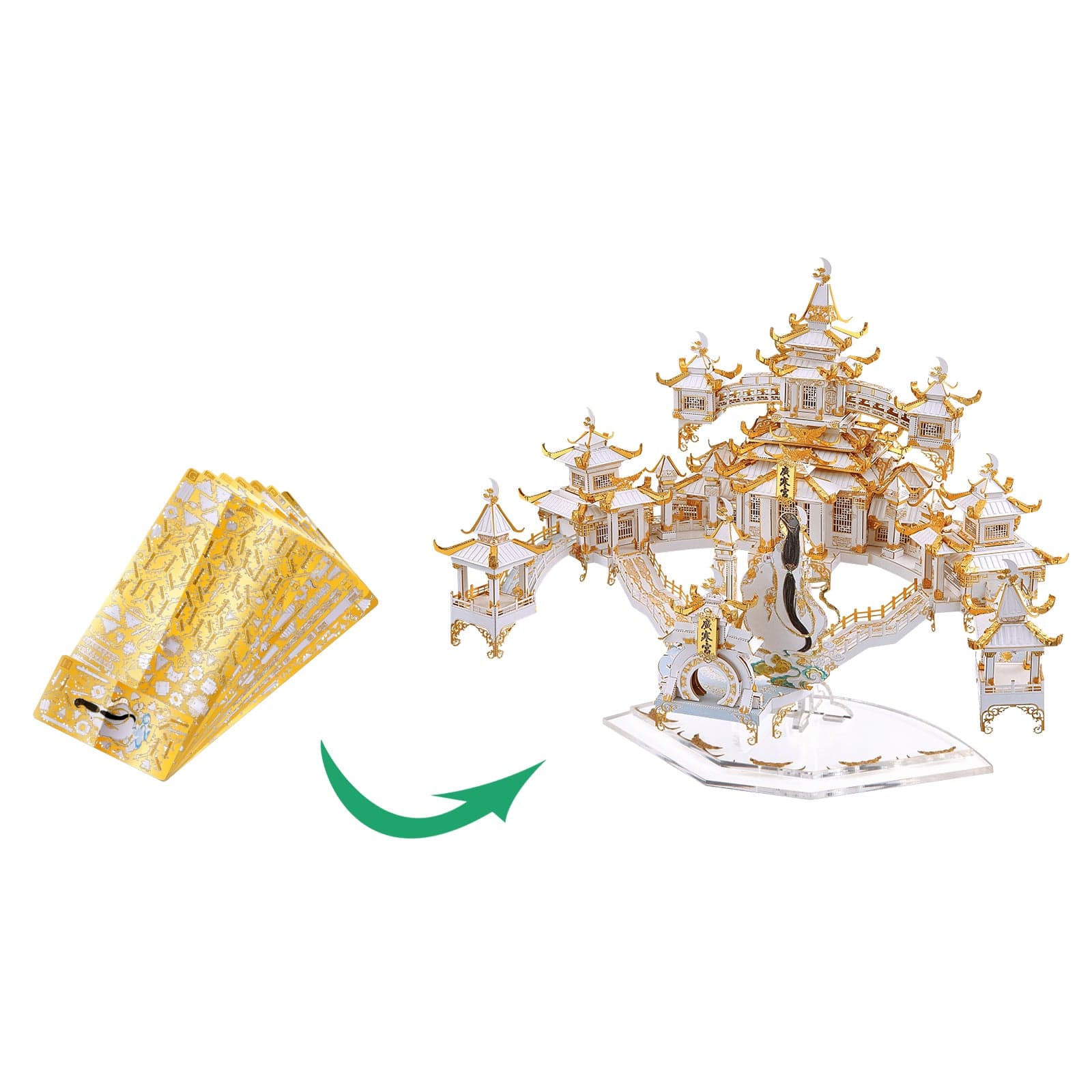 mon puzzle 3d  Puzzle 3D Métal Palais de la Lune