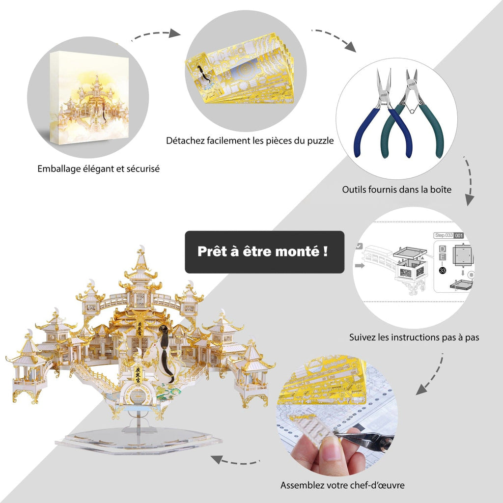 mon puzzle 3d  Puzzle 3D Métal Palais de la Lune