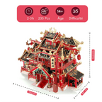 mon puzzle 3d  Puzzle 3D Métal Palais Impérial – Architecture Asiatique