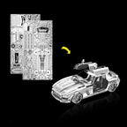 mon puzzle 3d  Puzzle 3D Métal sport futuriste