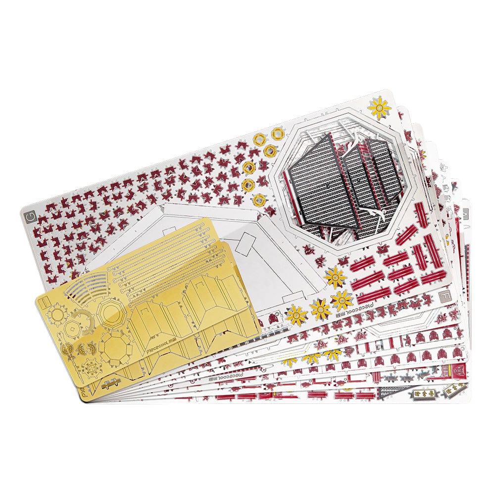 mon puzzle 3d  Puzzle 3D Métal Temple Pagode