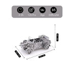 mon puzzle 3d  Puzzle 3D métal Voiture Jeep Militaire